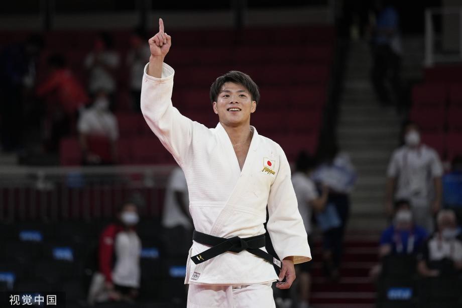 [图]东京奥运会柔道男子66公斤级 阿部一二三夺冠