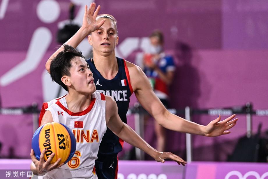 [图]击败世界第一！中国三人女篮20-13法国收获2连胜