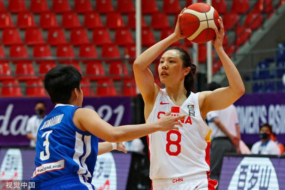 [图]中国女篮143-52大胜菲律宾 轻取亚洲杯开门红