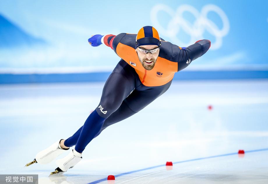 [图]冬奥会速度滑冰男子1500米 荷兰选手内斯夺金