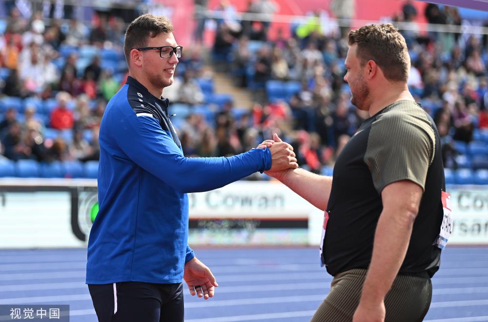 图钻石联赛伯明翰站男子铁饼切赫一掷创5纪录