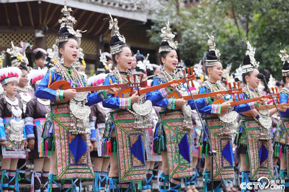 贵州肇兴千人侗族大歌展非遗魅力