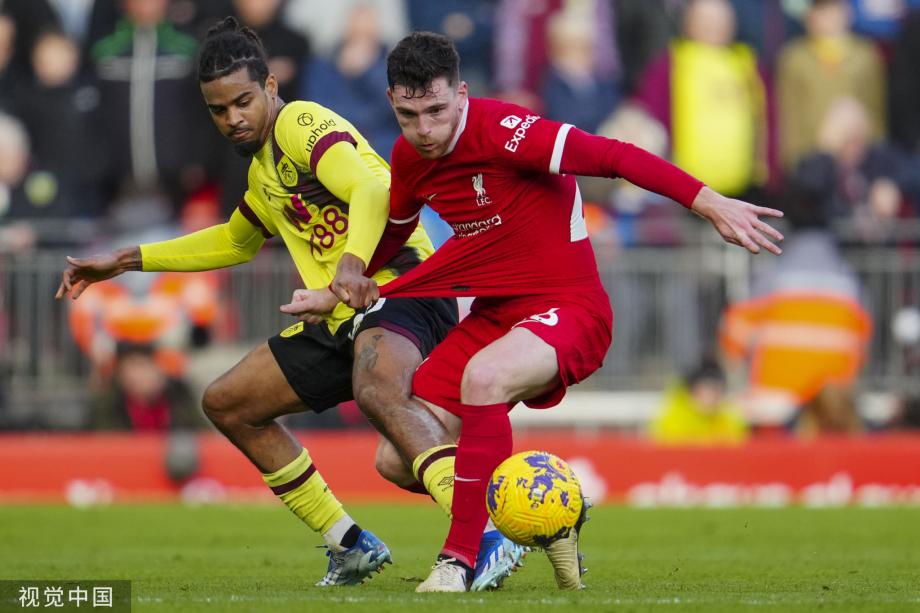 英超-若塔破门努涅斯建功 利物浦3-1伯恩利