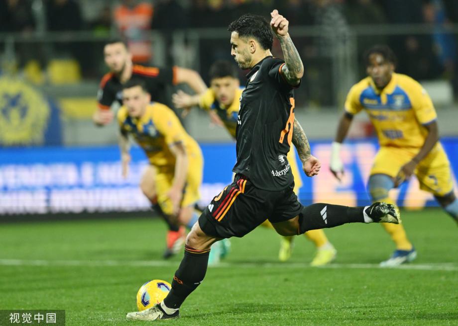 意甲-怀森世界波 罗马3-0弗洛西诺内距前四4分