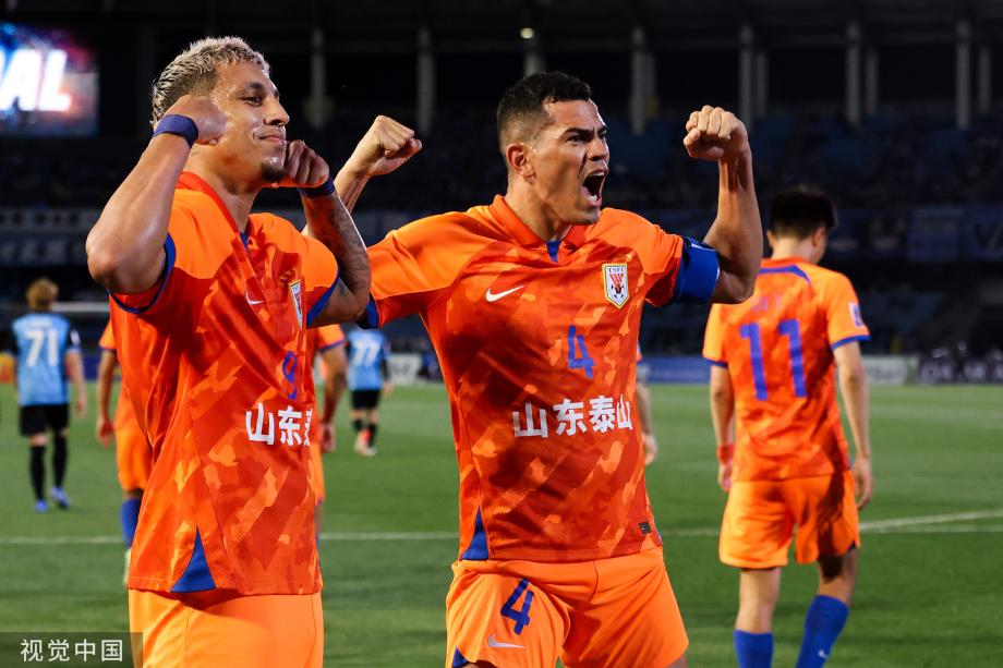 亚冠-贾德松绝杀克雷桑双响 泰山4-2川崎进八强