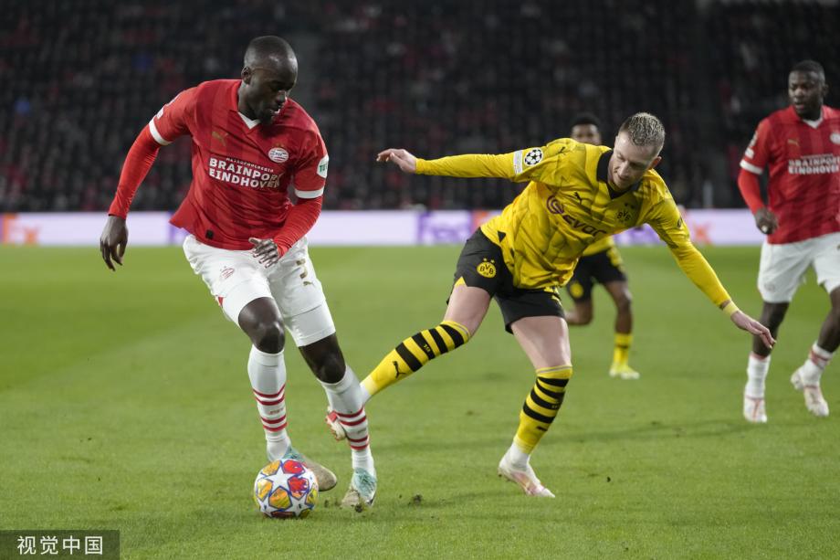 马伦破门胡梅尔斯送点 多特蒙德1-1埃因霍温