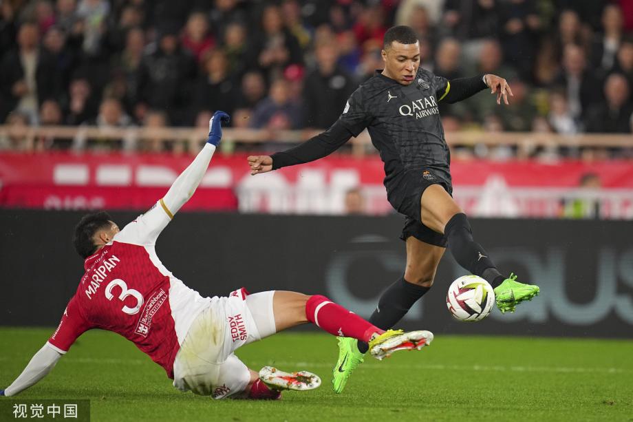 法甲-多纳鲁马救险 巴黎0-0摩纳哥12分领跑