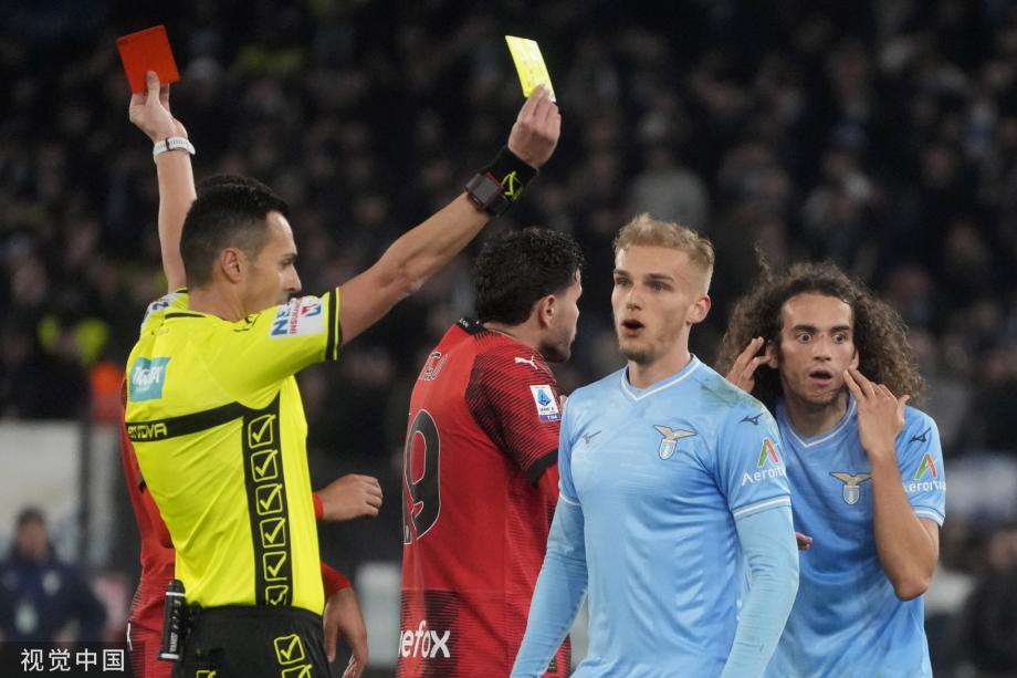 意甲-补时连续爆发冲突 米兰1-0绝杀8人拉齐奥