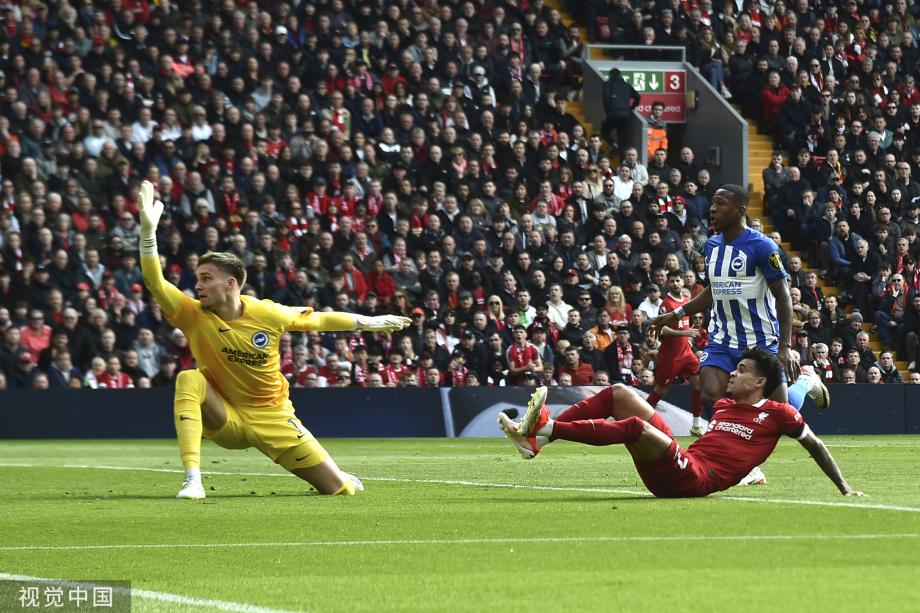 英超-萨拉赫迪亚斯破门 利物浦2-1布莱顿登顶