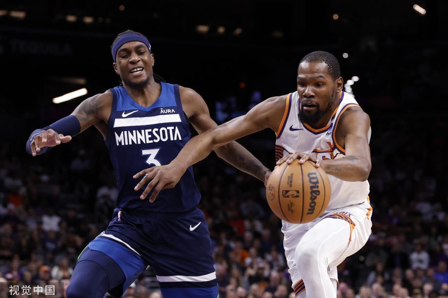 杜兰特22+6+6 太阳五人得分上双主场力擒森林狼