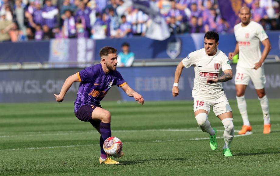 费利佩梅开二度 成都蓉城击败天津津门虎