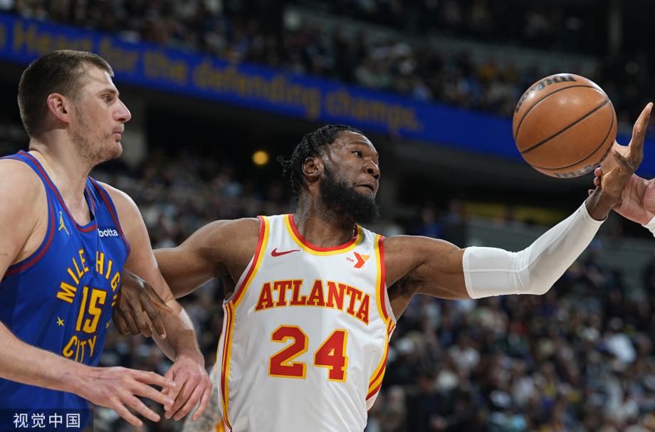 约基奇19+14+11波普24分 掘金主场大胜老鹰