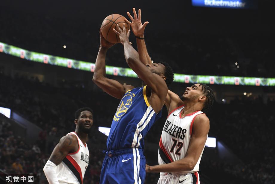 库里22+7+8克莱追梦轮休 勇士力擒开拓者