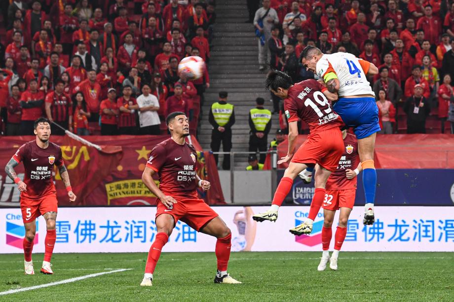 中超-武磊梅开二度 上海海港4-3逆转山东泰山