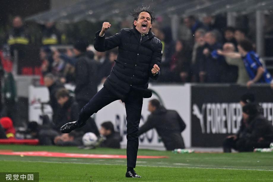 德比战3人染红 国米客场2-1米兰提前5轮夺冠