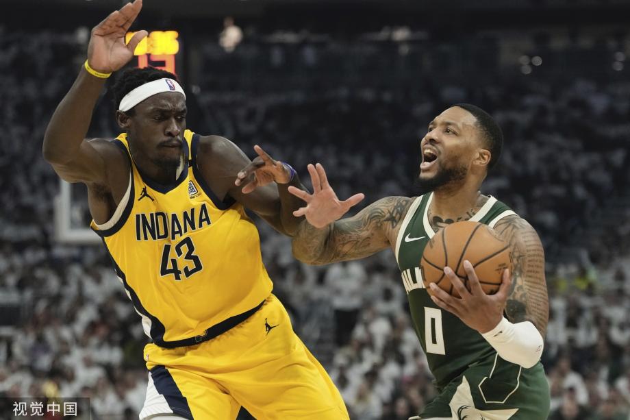 西亚卡姆37+11+6 步行者轻取雄鹿总分扳成1-1平