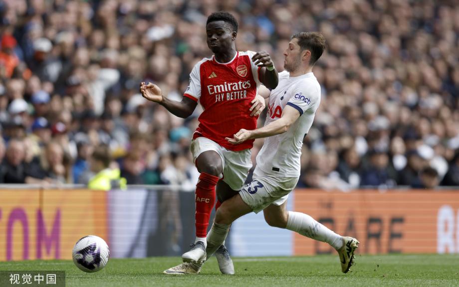 英超-哈弗茨传射萨卡破门 阿森纳客场击败热刺