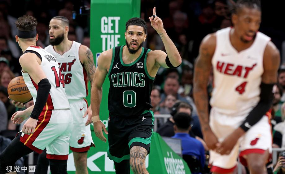 凯尔特人主场34分狂胜热火 总比分4-1晋级次轮