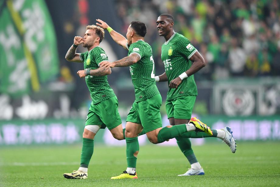 古加破门法比奥建功 北京国安2-1成都蓉城