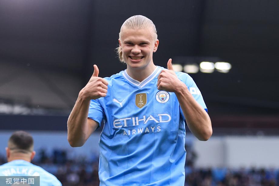 哈兰德大四喜阿尔瓦雷斯进球 曼城主场大胜