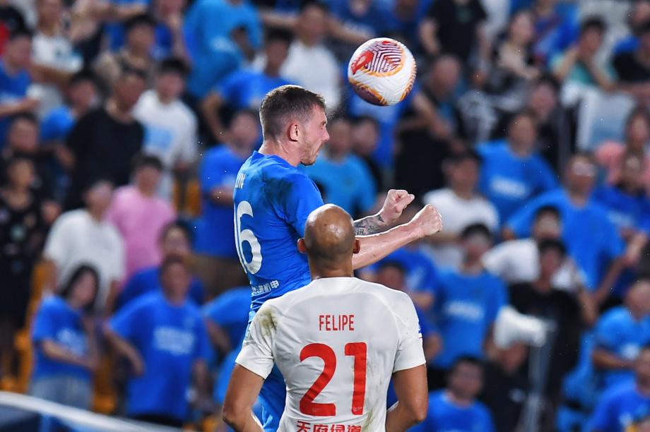 中超-周定洋头球制胜 成都蓉城1-0南通支云