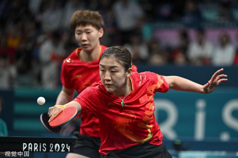 [图]中国队3-0韩国 晋级巴黎奥运会乒乓球女团决赛勾引 色情
