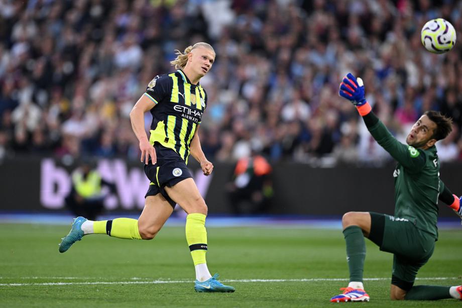 哈兰德连场戴帽 曼城客场3-1战胜西汉姆联