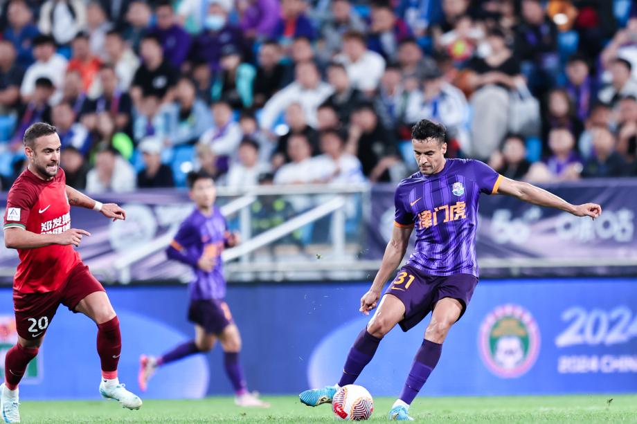 王秋明打进制胜球 天津津门虎1-0送河南两连败