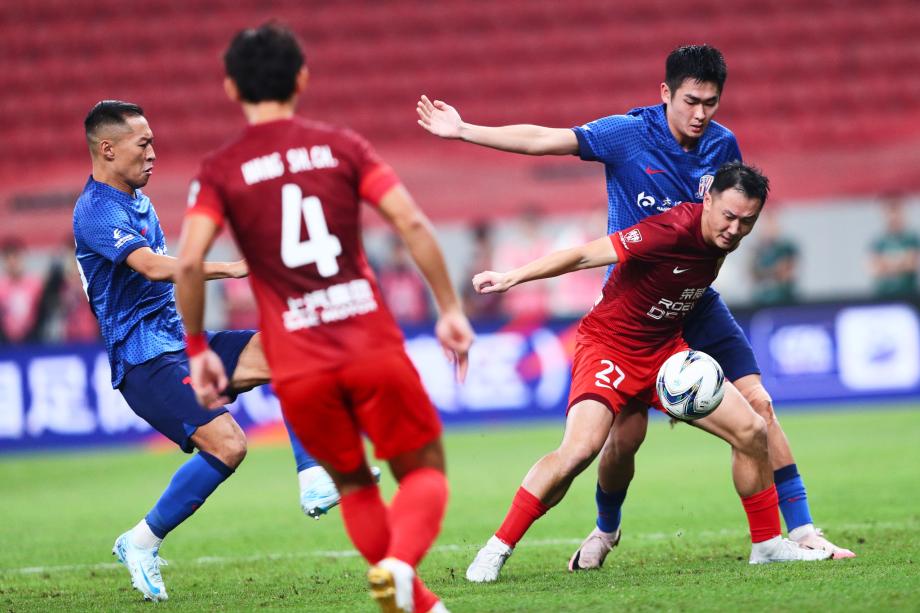 足协杯-奇塔迪尼双响奥斯卡点射 海港3-2申花