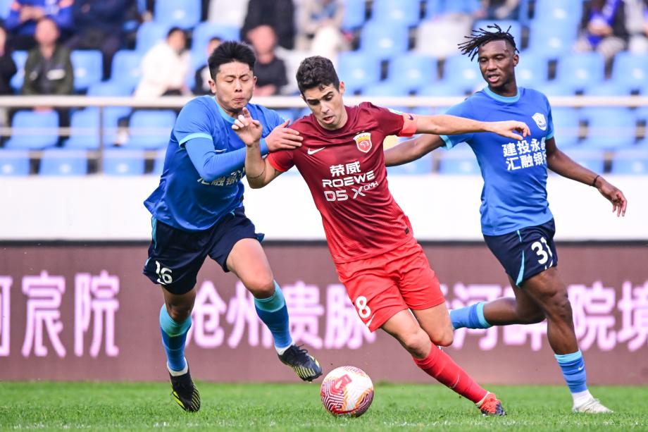 武磊破门 海港1-0沧州登顶积分榜领先申花1分