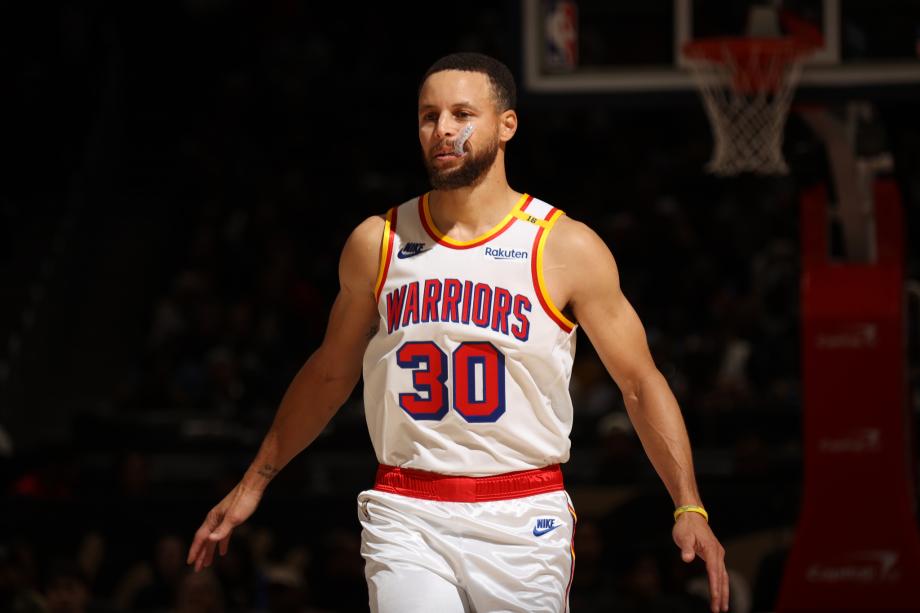 库里复出砍24+6普尔24分 勇士客场轻取奇才