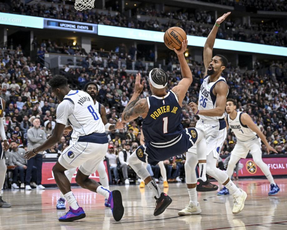 欧文43分约基奇37+18+15 掘金险胜独行侠