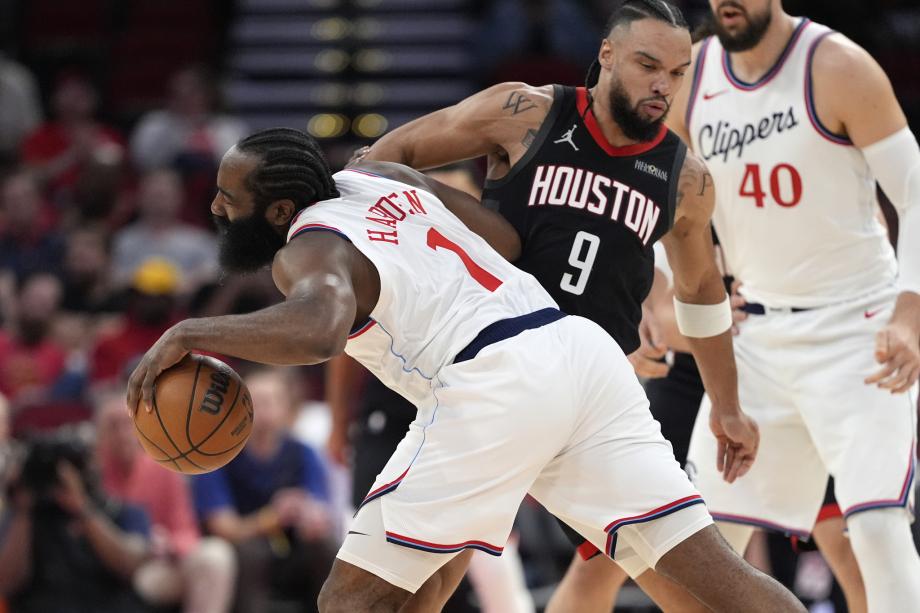 格林21+7哈登战旧主19分 替补发威火箭胜快船