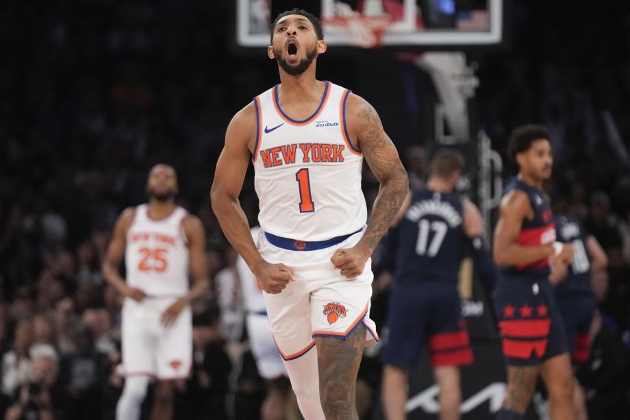 布伦森26+11唐斯24+12 尼克斯大胜奇才获三连胜