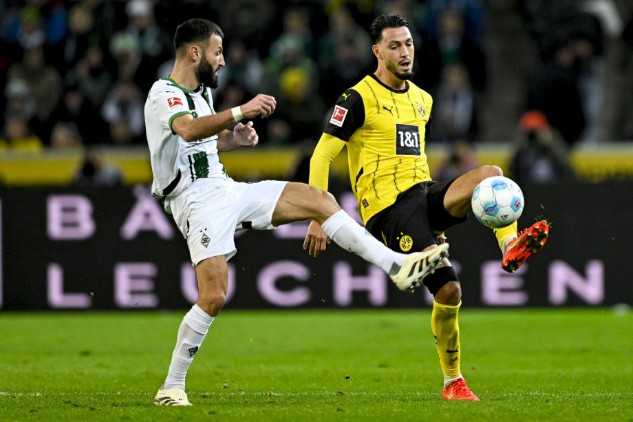 吉腾斯破门格罗斯送点 多特蒙德1-1战平门兴