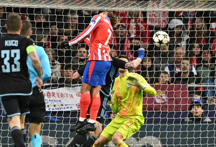 欧冠-格里兹曼连场双响 马竞3-1布拉迪斯拉发