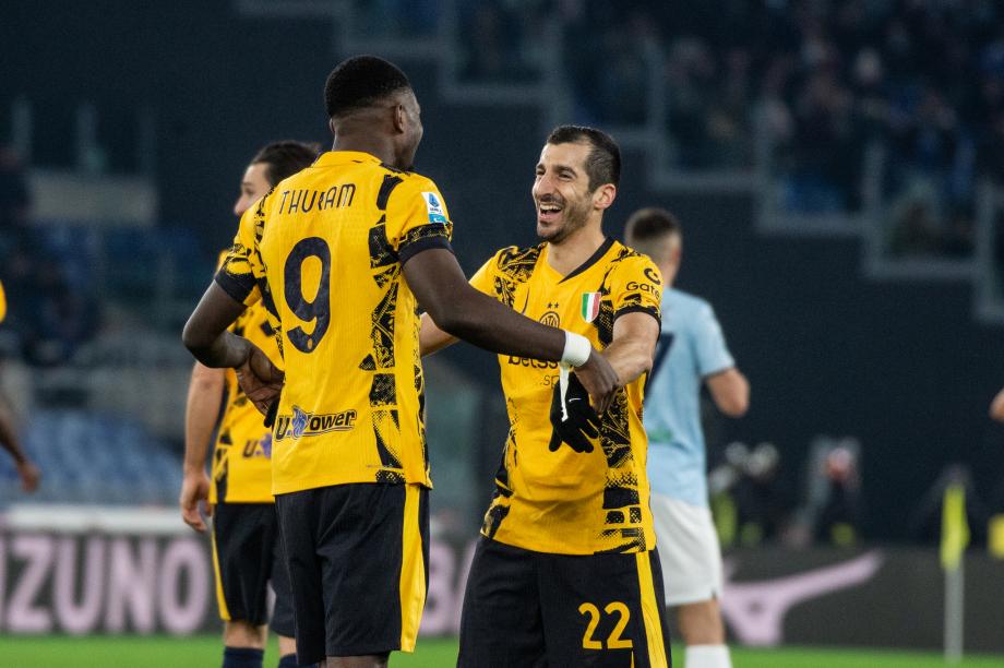 恰20、邓弗里斯传射 国米6-0拉齐奥十轮不败