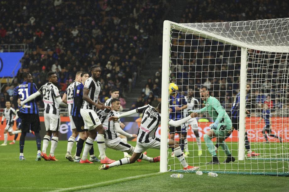 意杯-阿瑙建功 国米2-0乌迪内斯晋级8强