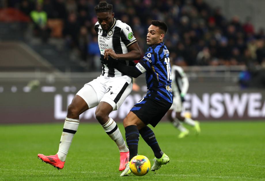 意杯-阿瑙建功 国米2-0乌迪内斯晋级8强