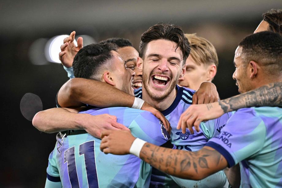 英超-热苏斯双响 阿森纳5-1大胜水晶宫