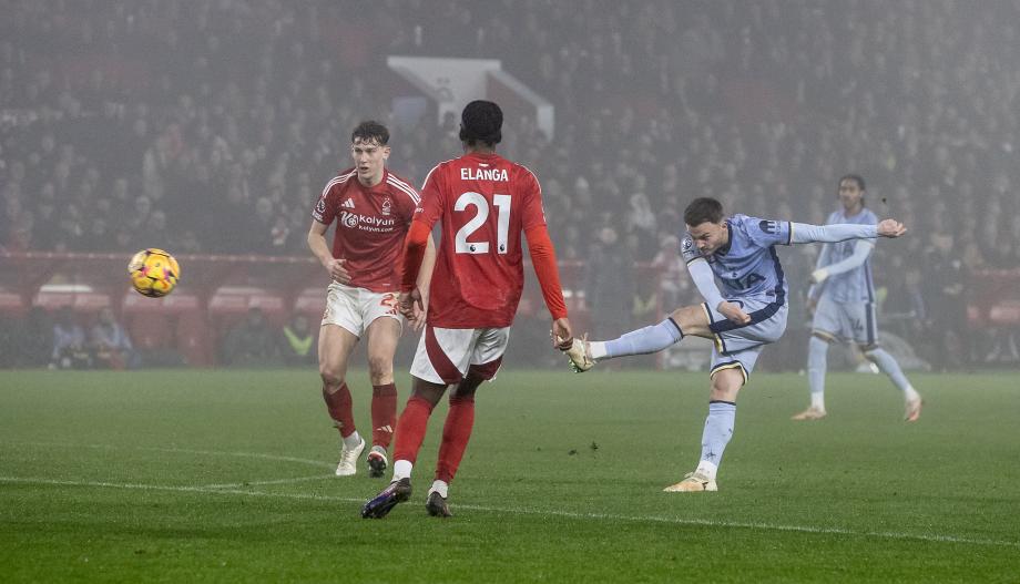 伊兰加单刀破门 热刺0-1不敌诺丁汉森林2连败