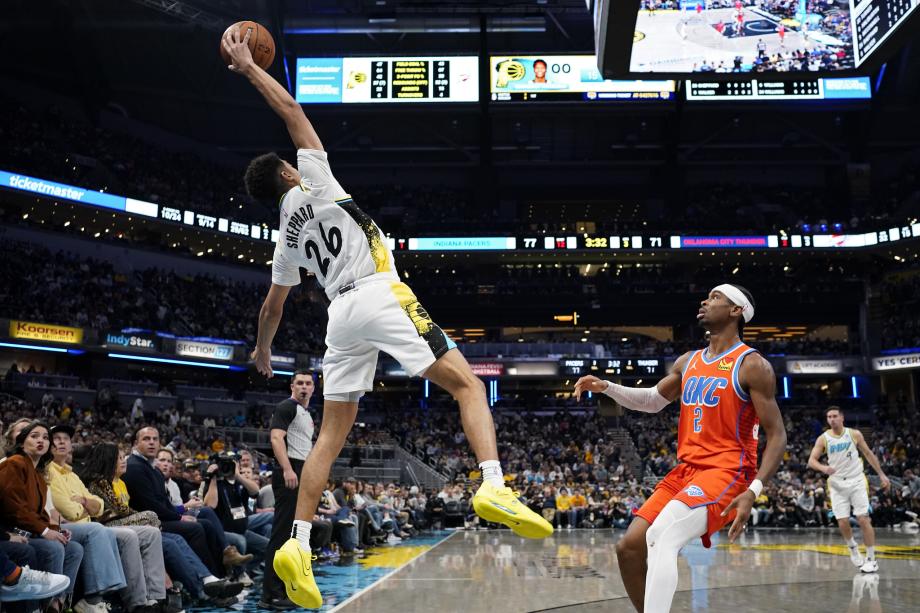 亚历山大45分7篮板8助攻 雷霆客场险胜步行者