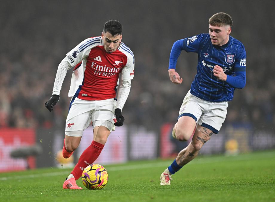 英超-哈弗茨制胜球 阿森纳1-0伊普斯维奇升至第二