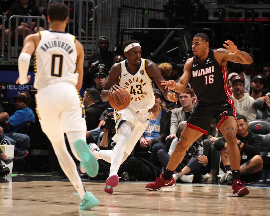 哈里伯顿33+15阿德巴约空砍20分 热火负步行者