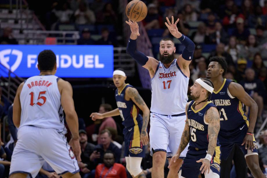 麦科勒姆50分平生涯纪录 鹈鹕击败奇才终结11连败