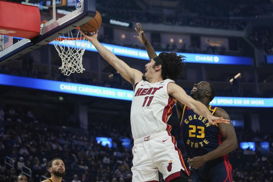 阿德巴约19+9库里31+7 热火客场轻取勇士