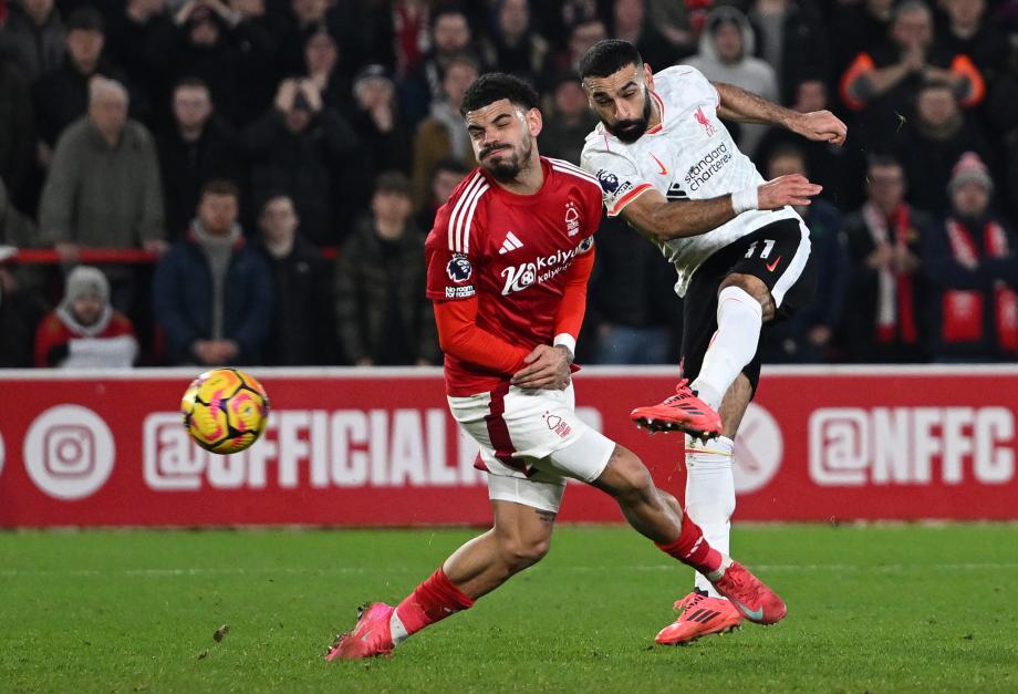 英超-若塔替补救 利物浦1-1森林联赛两连平