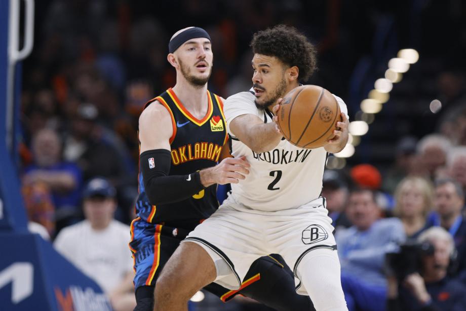 亚历山大27+10约翰逊15分 雷霆大胜篮网