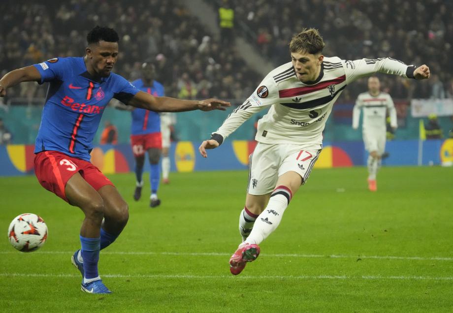 欧联-梅努传射 曼联2-0布加勒斯特星不败进16强