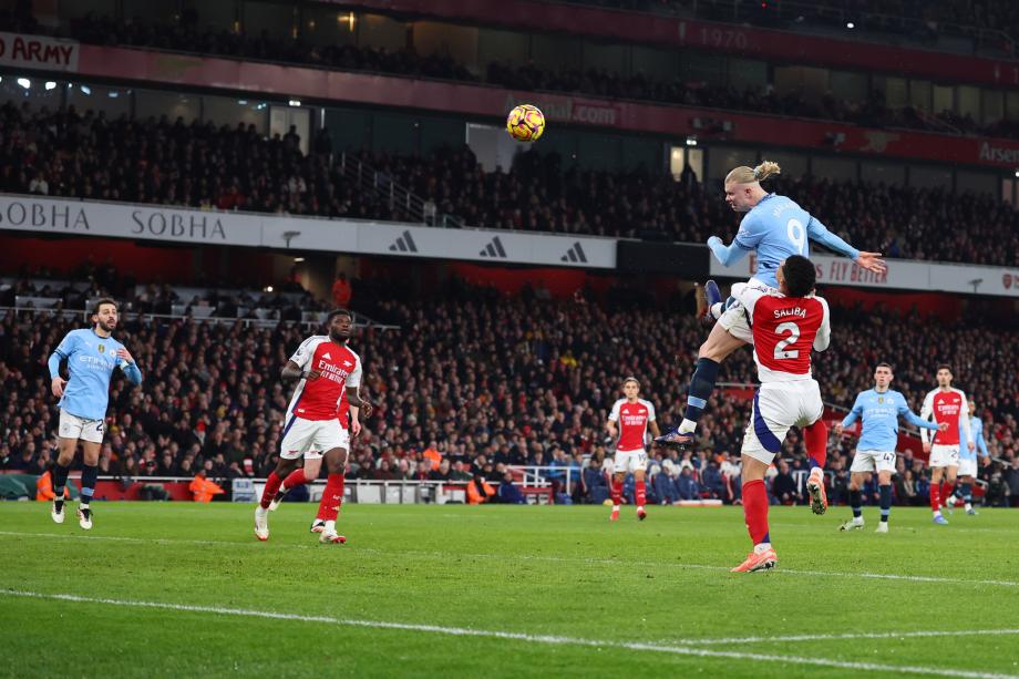 英超-厄德高闪击哈弗茨传射 阿森纳5-1横扫曼城